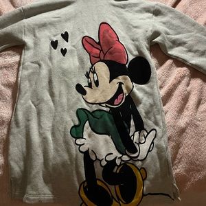 Zara hooded minnie mouse dress